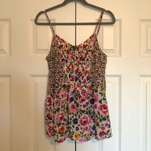 Madewell Floral Tank Top